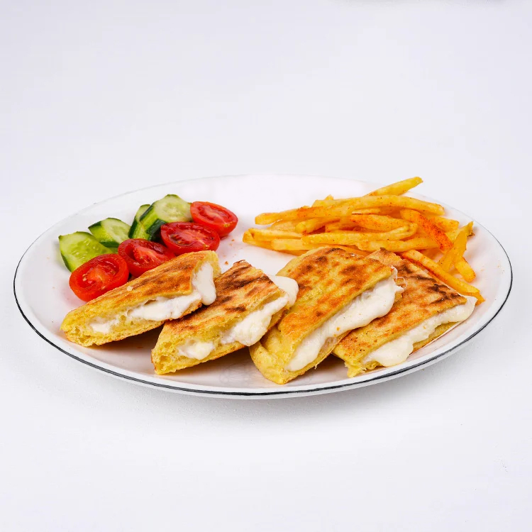 Bazlama Kaşarlı Tost